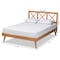 Baxton Studio Galvin Modern and Contemporary Brown Finished Wood Full Size Platform Bed 179-11246-Zoro - alternate 3